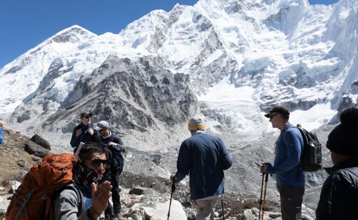 Guiding during Everest Base Camp Trek