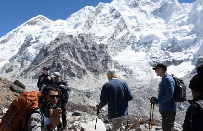 Guiding during Everest Base Camp Trek
