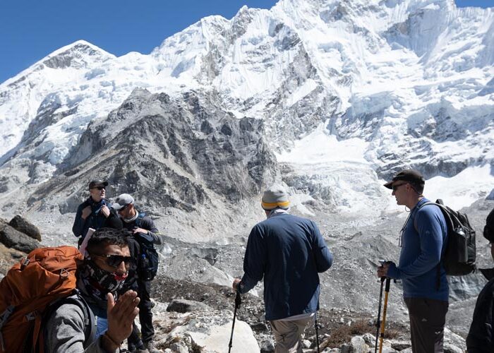 Guiding during Everest Base Camp Trek