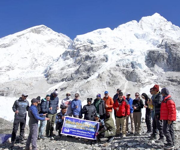 everest base camp camp Champagne Celebration - 2