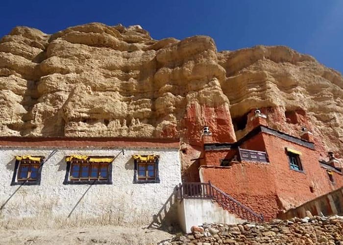 Cave seen during Upper Mustang trek