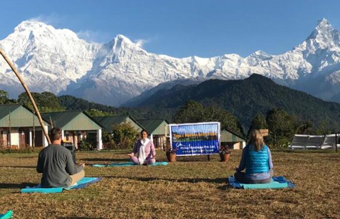 Yoga at Australian Camp