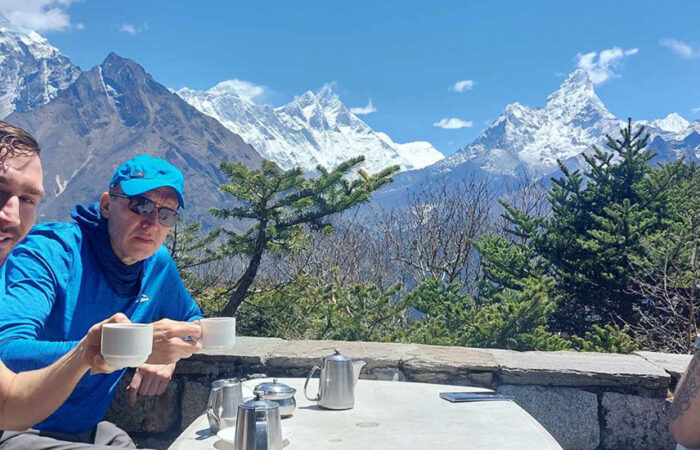 breakfast at everest view hotel