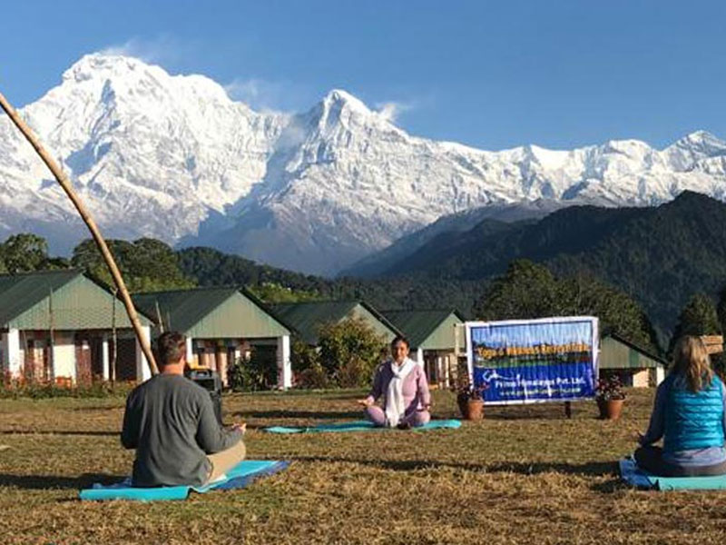 Yoga at Australian Camp