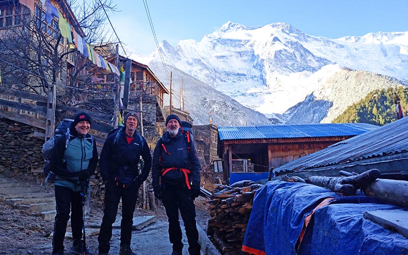 Morning shot during annapurna circuit trek