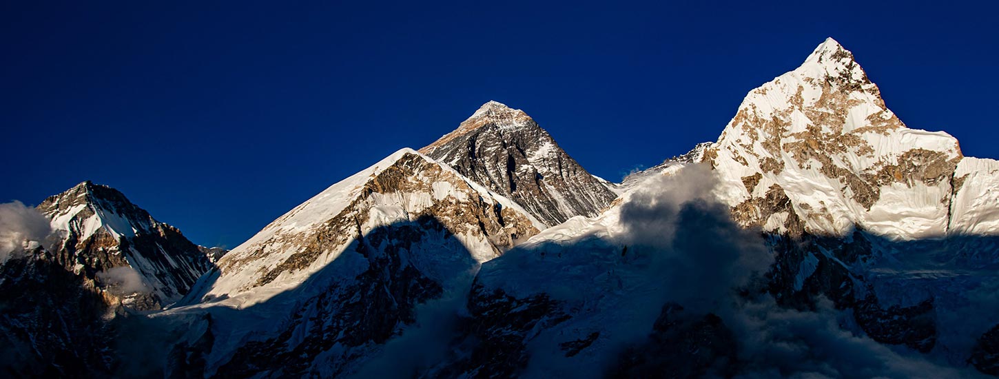 sunrise view on mount everest