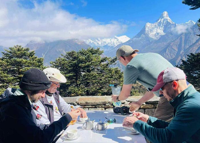 breakfast at everest view hotel
