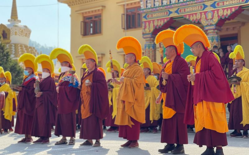 Praying Monk