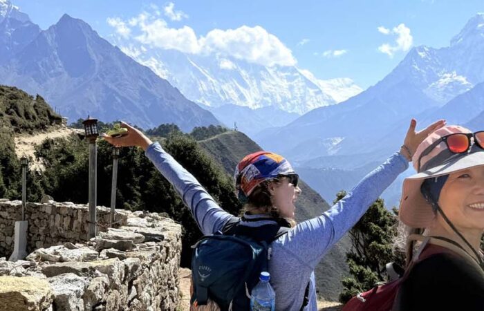 view of mount ama dablam during ebc