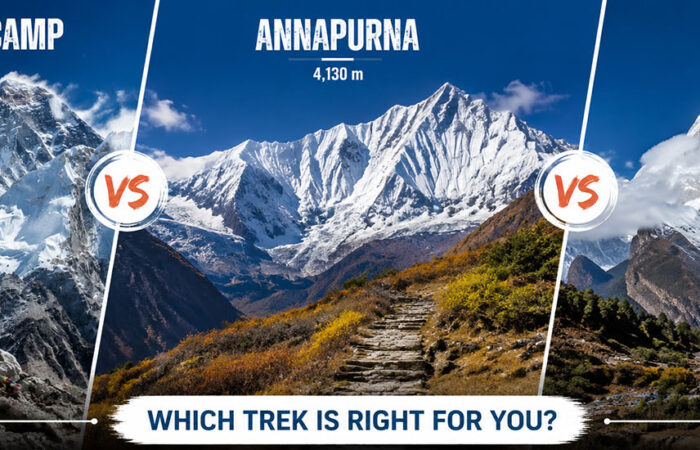 Everest Base Camp vs Annapurna vs Manaslu